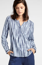 Blue Striped Blouse
