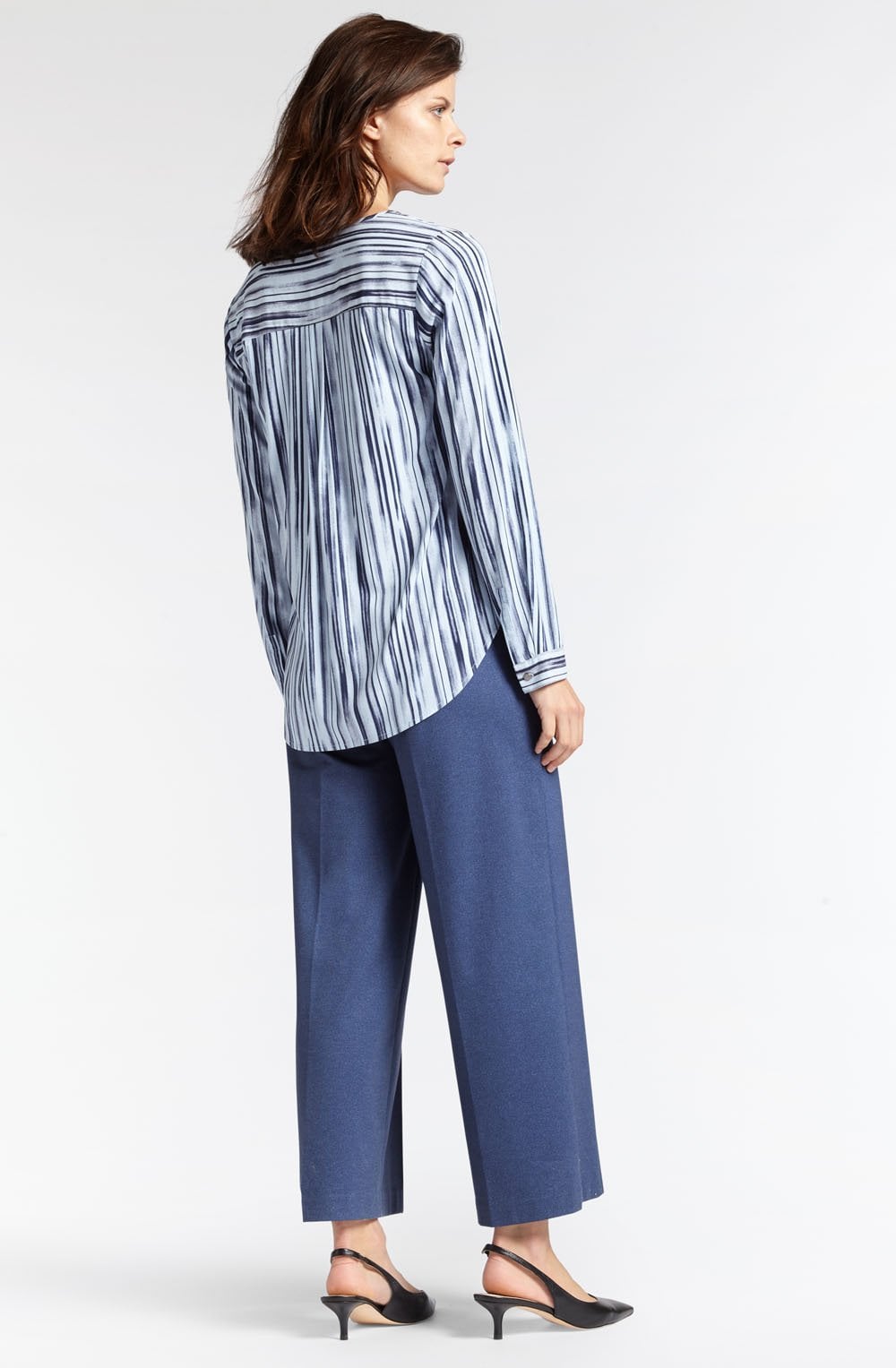 Blue Striped Blouse