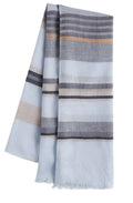 Blue Striped Scarf
