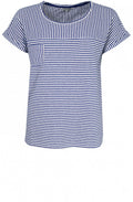 Blue Striped T Shirt