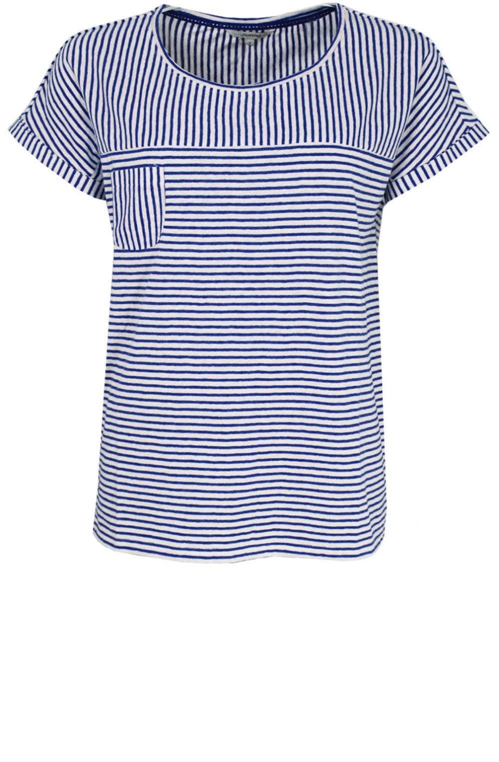 Blue Striped T Shirt