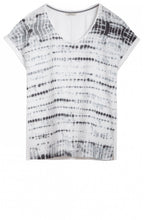 Blue Tie Dye Effect T Shirt