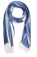 Blue & White Scarf