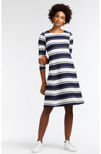 Blue & White Striped Dress