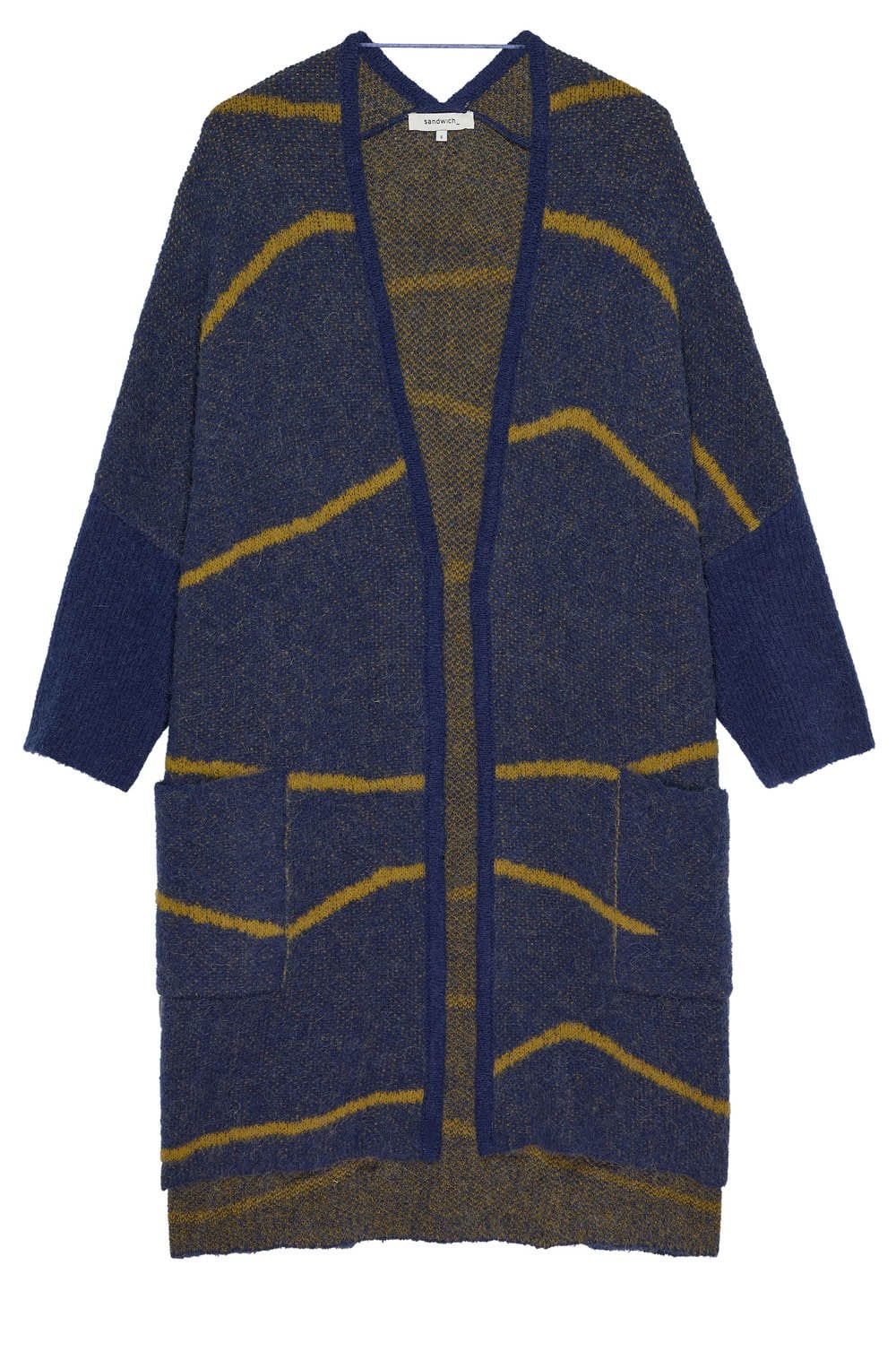 Blueprint Long Cardigan With Stripes