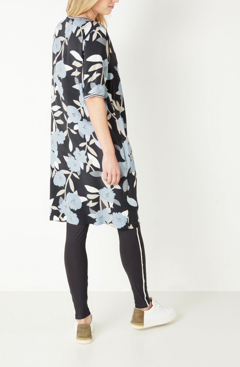 Bold Floral Print Dress