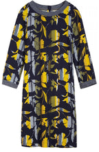 Bold Floral Print Shift Dress