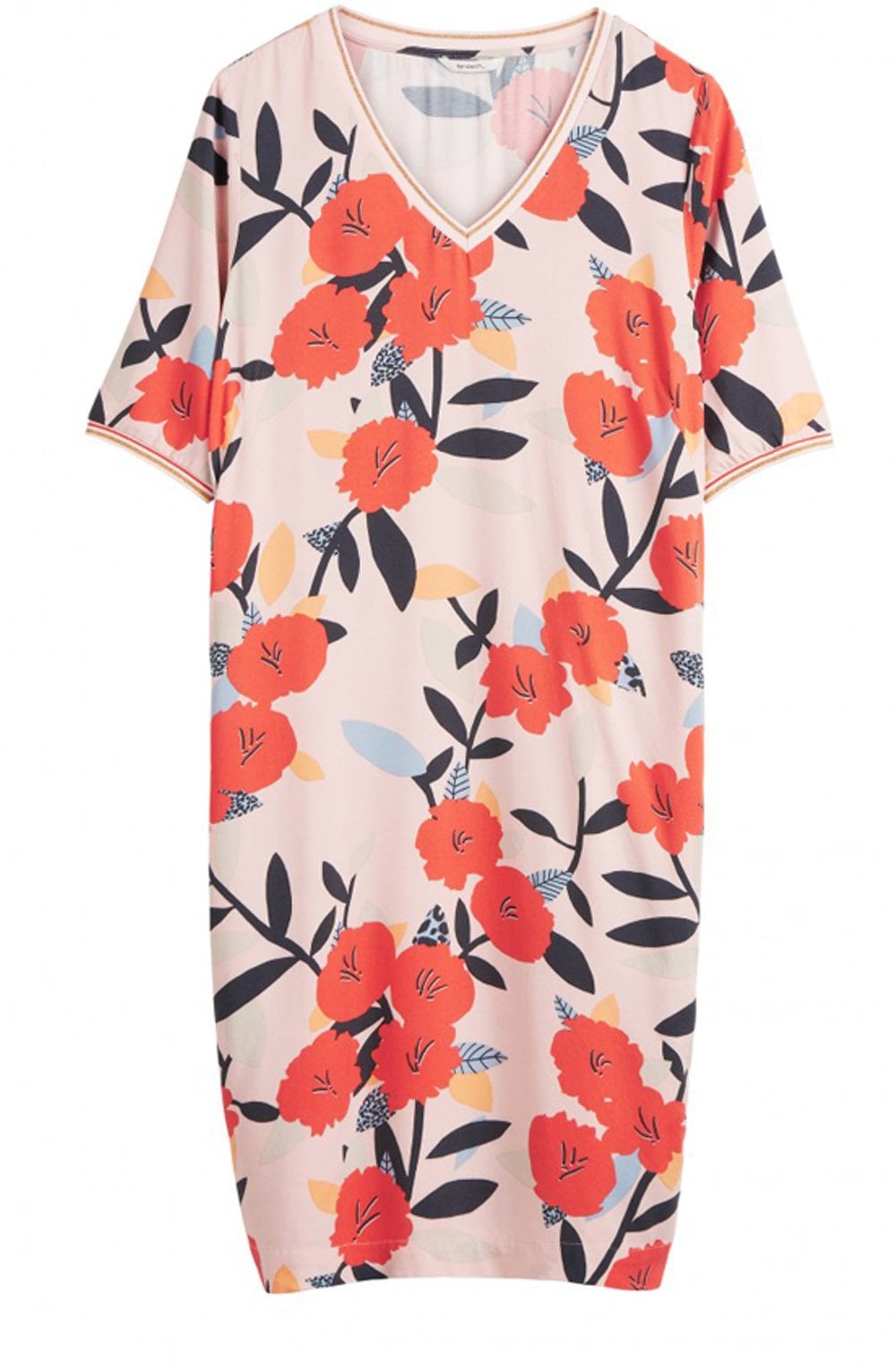 Bold Floral Shift Dress