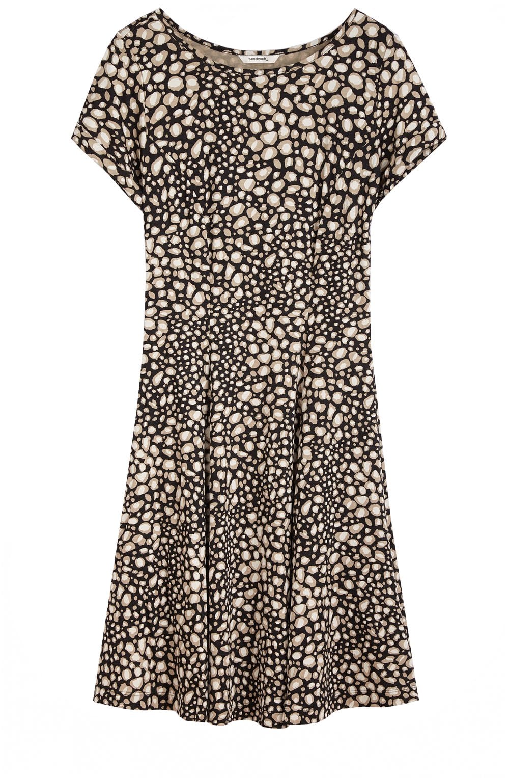Bold Print Jersey Skater Dress