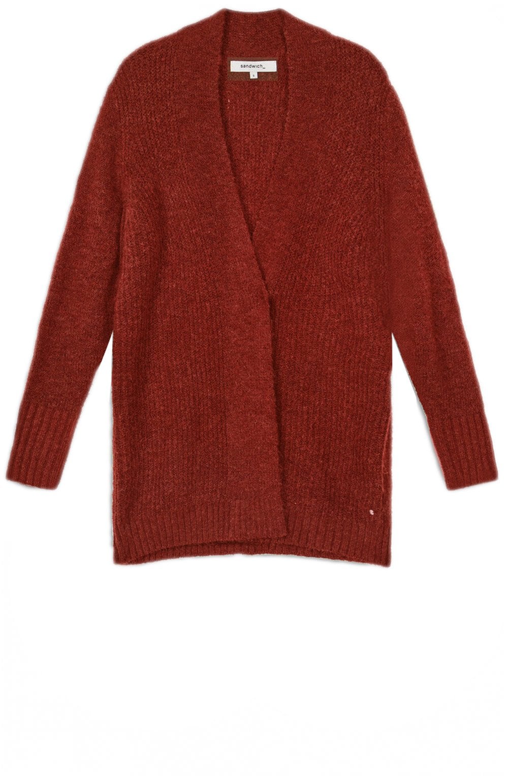 Burnt Orange Knit Cardigan
