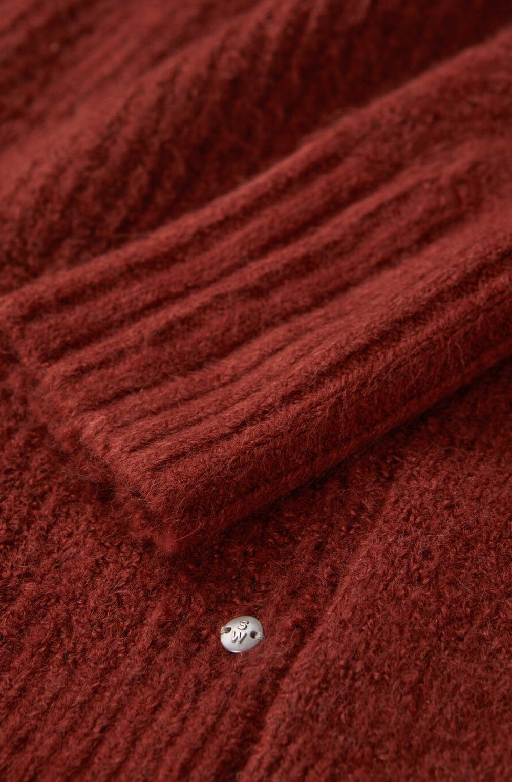 Burnt Orange Knit Cardigan