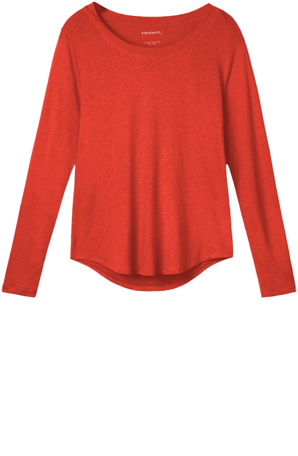 Burnt Red Jersey Top