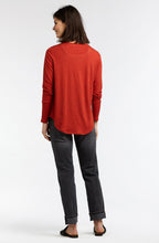 Burnt Red Jersey Top
