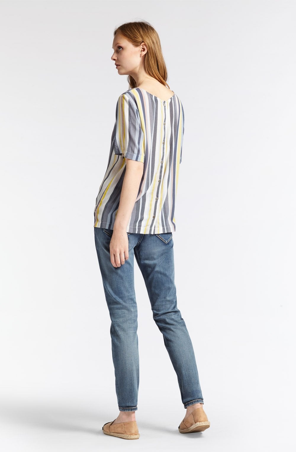Candy Striped Blouse