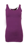 Cerise pink vest top