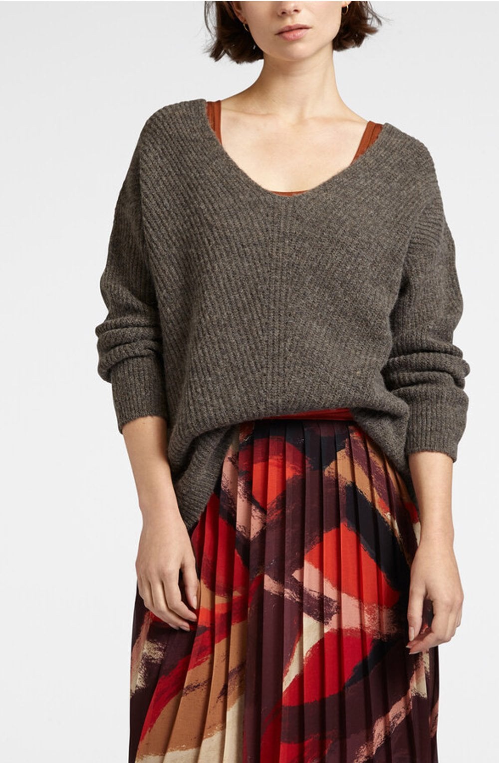 Charcoal Knit Jumper