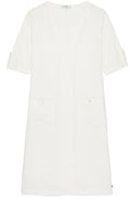 Cloud Dancer Linen Dress