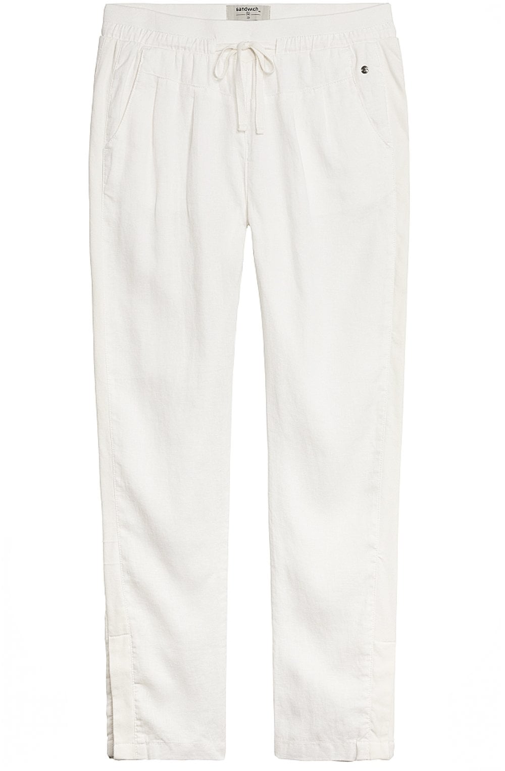 Cloud Dancer Linen Trousers