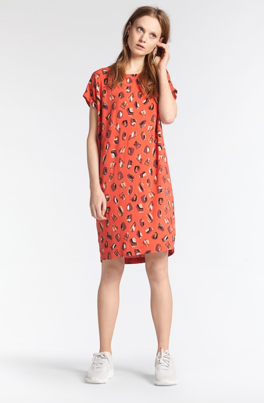 Coal Patterned Shift Dress