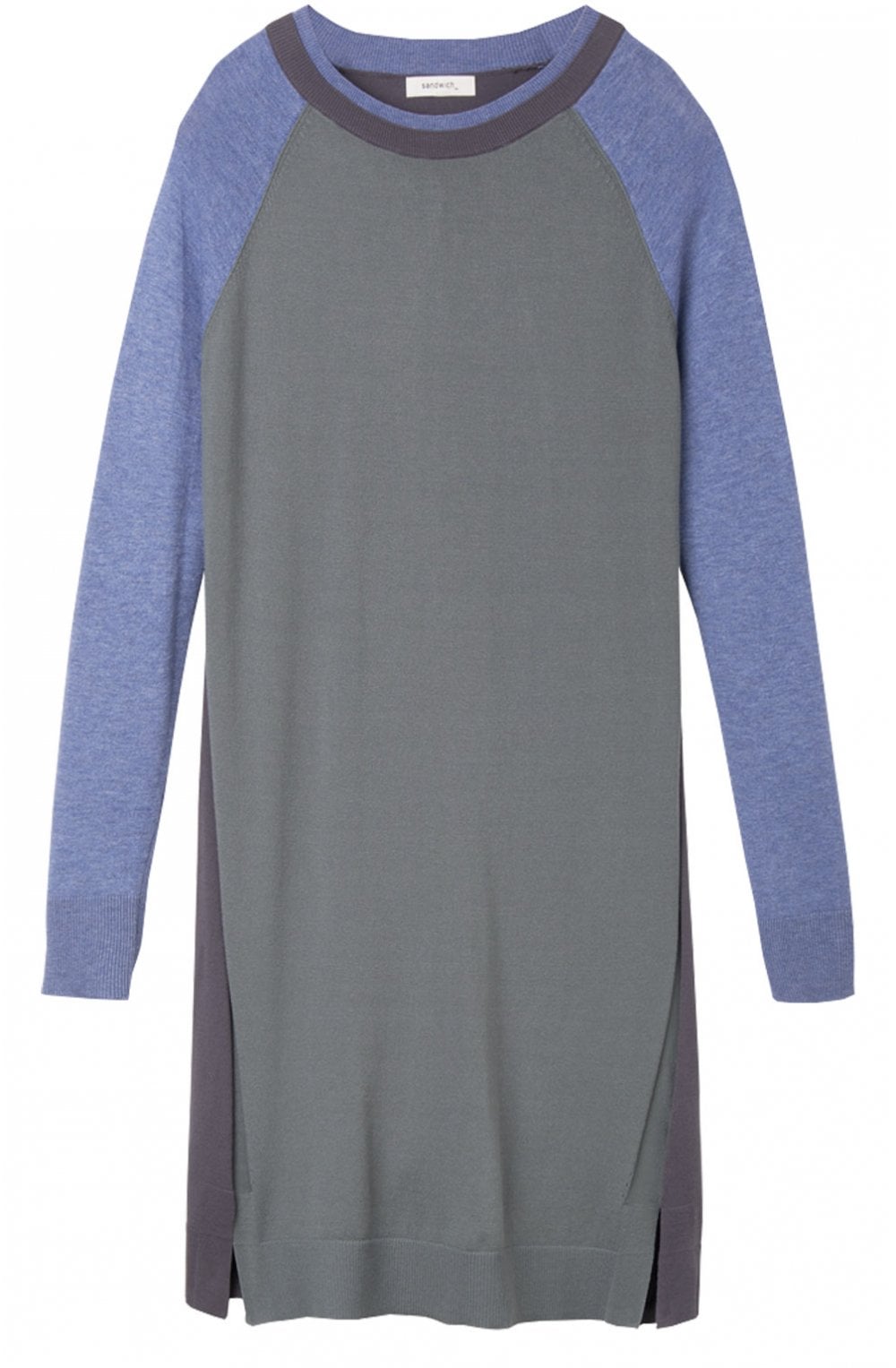 Contrasting Knit Tunic