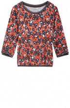 Coral Bold Print Blouse