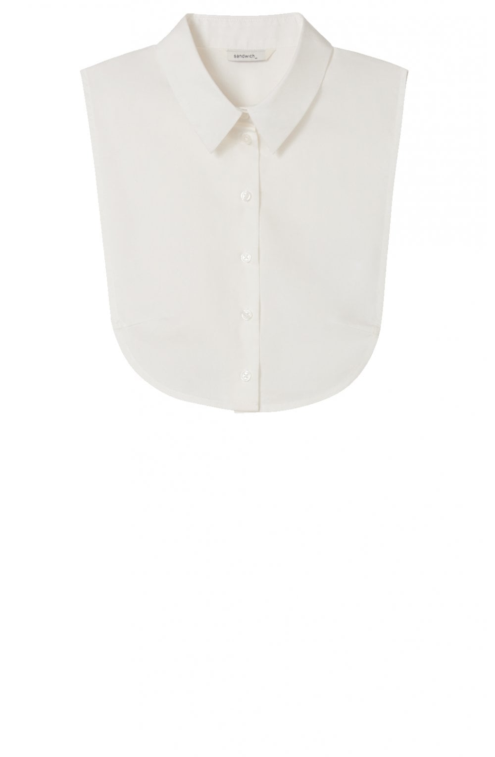Crisp White Blouse Insert