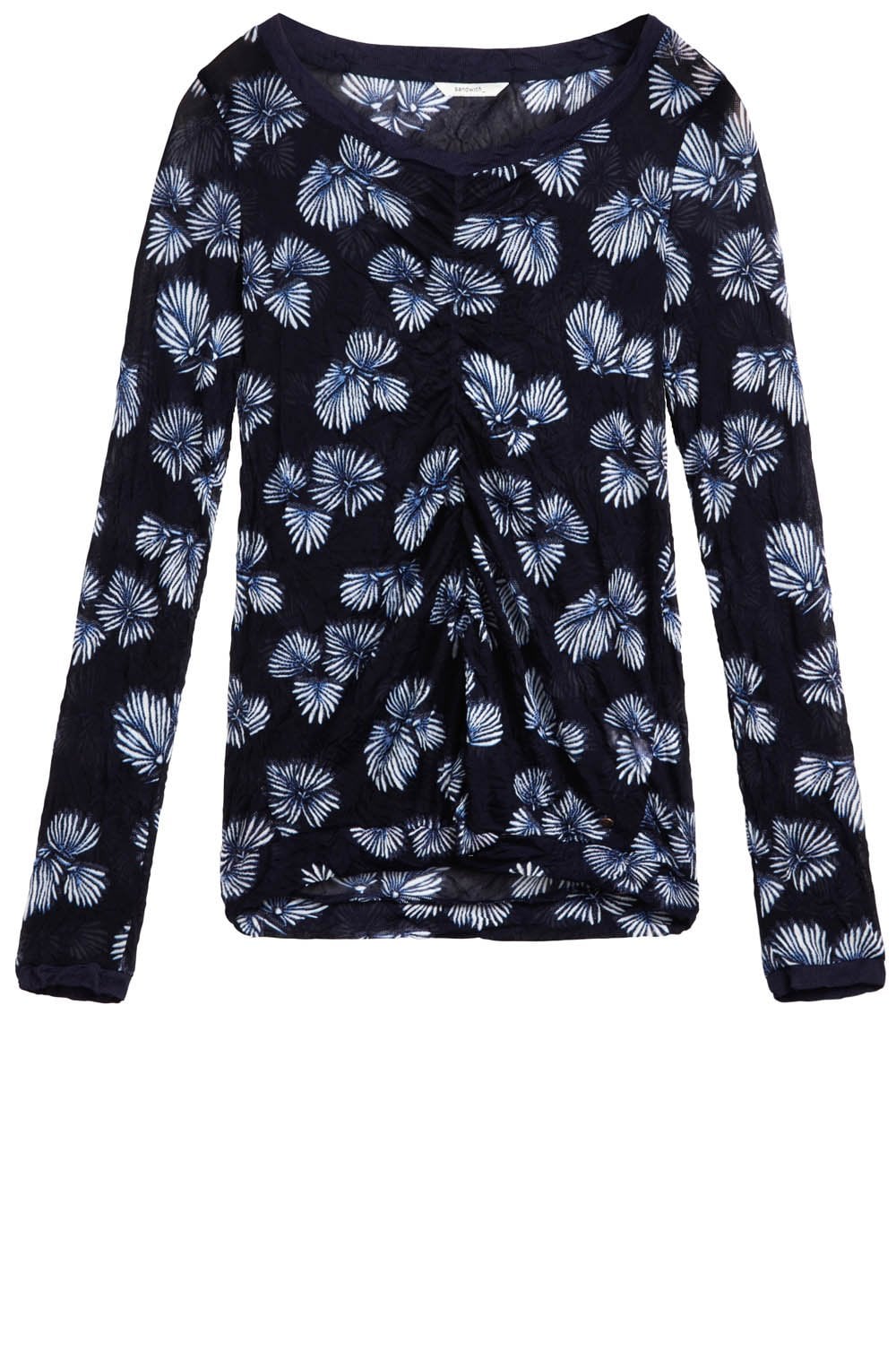 Crushed Effect Patterned Top