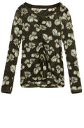 Crushed Effect Patterned Top
