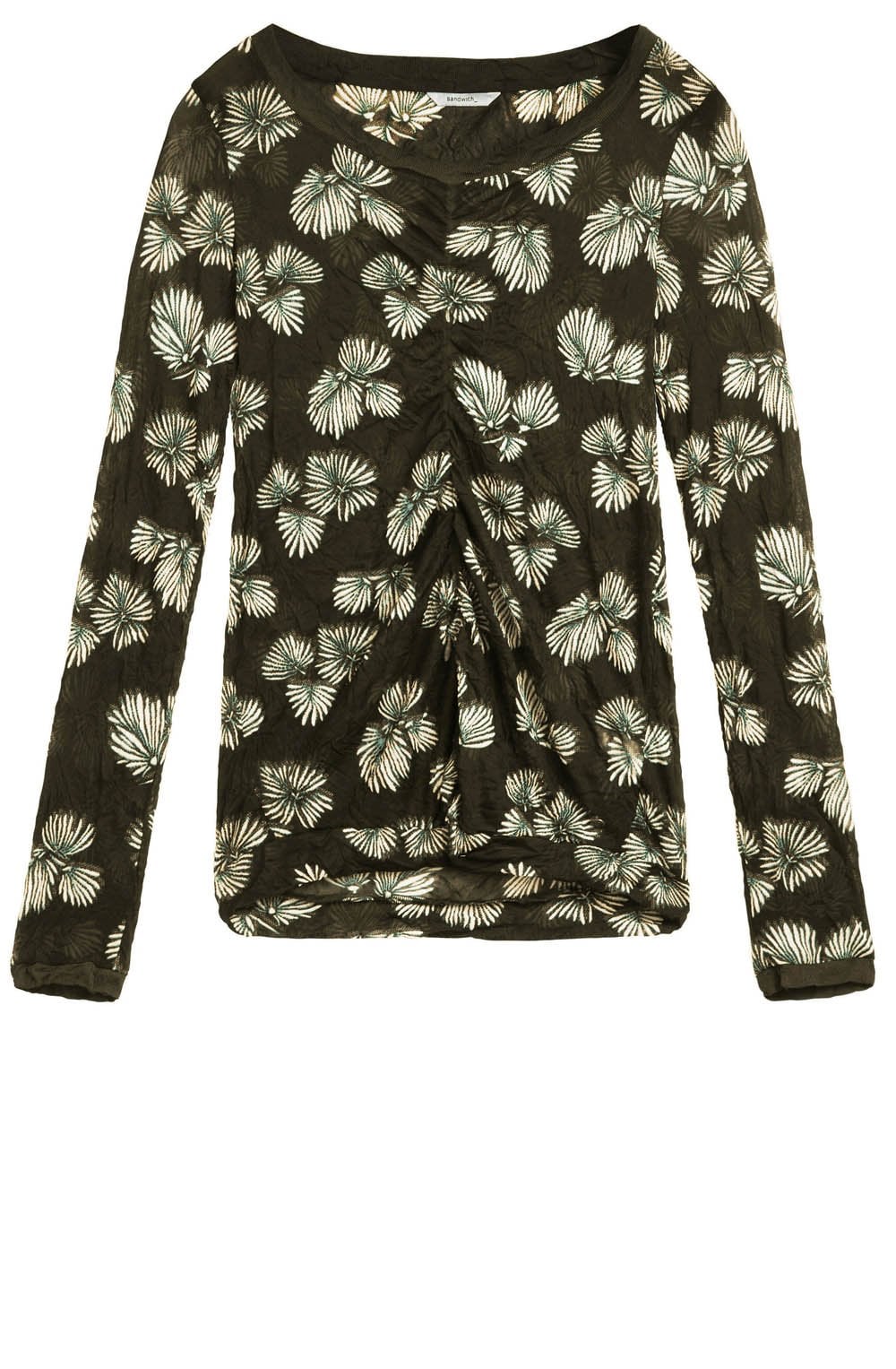 Crushed Effect Patterned Top