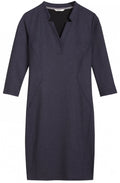 Dark Blue Denim Effect Dress
