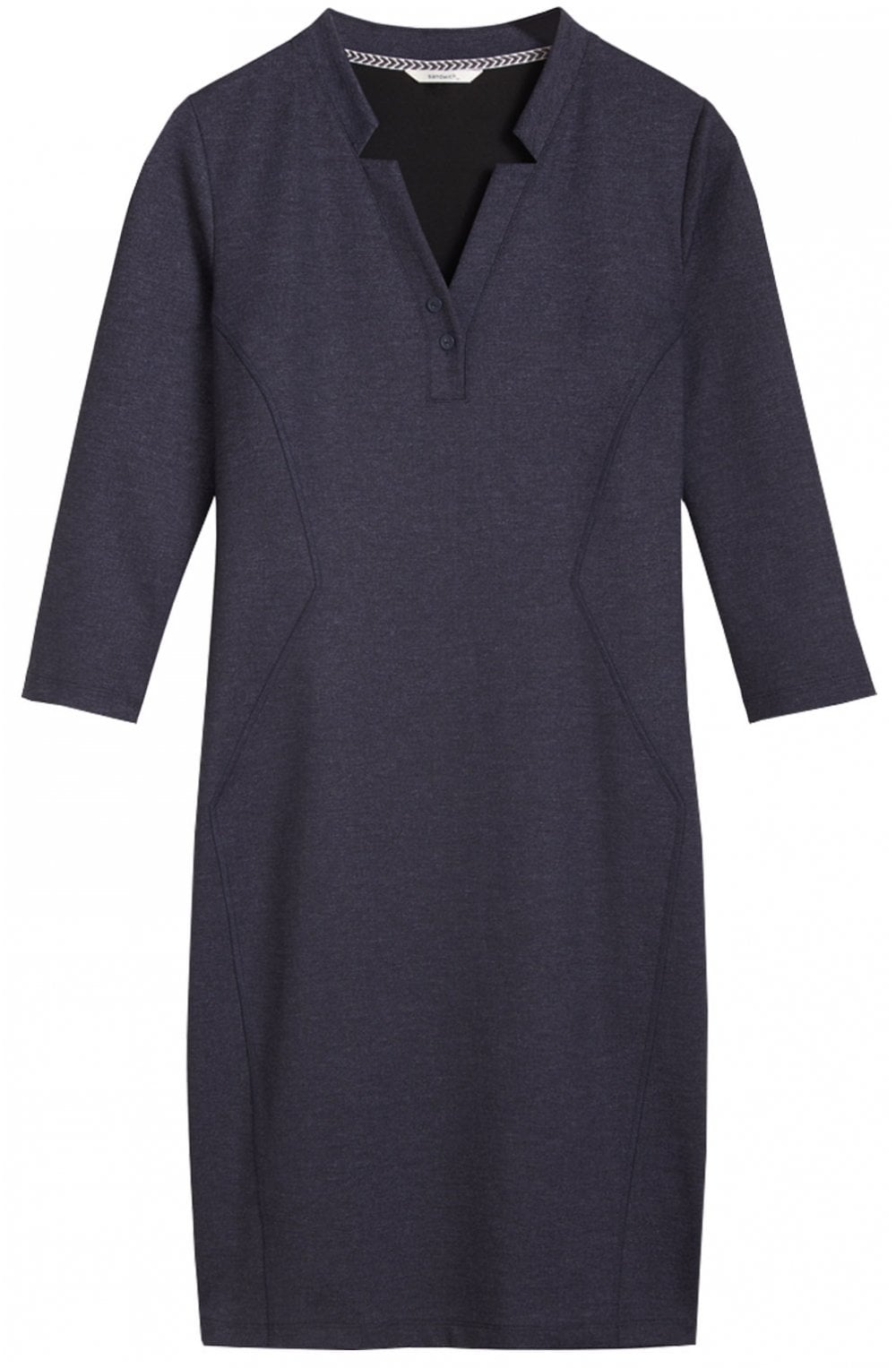 Dark Blue Denim Effect Dress