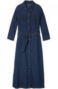 Dark Denim Shirt Dress
