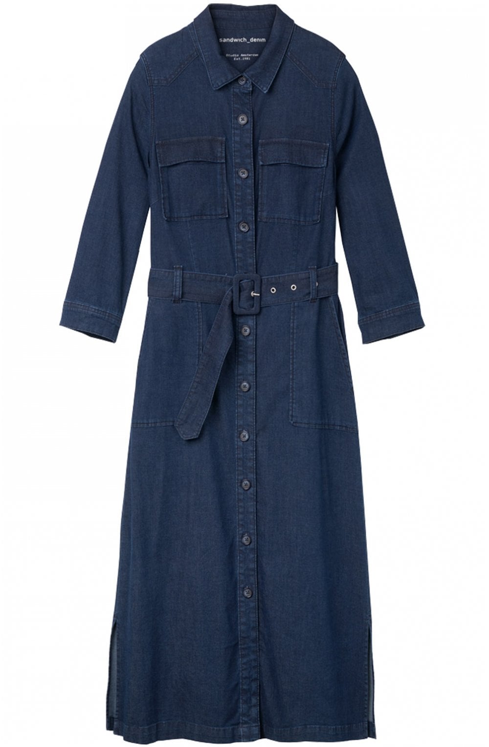 Dark Denim Shirt Dress
