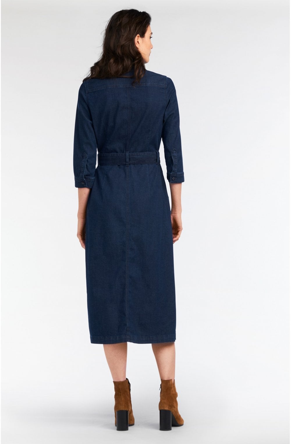 Dark Denim Shirt Dress