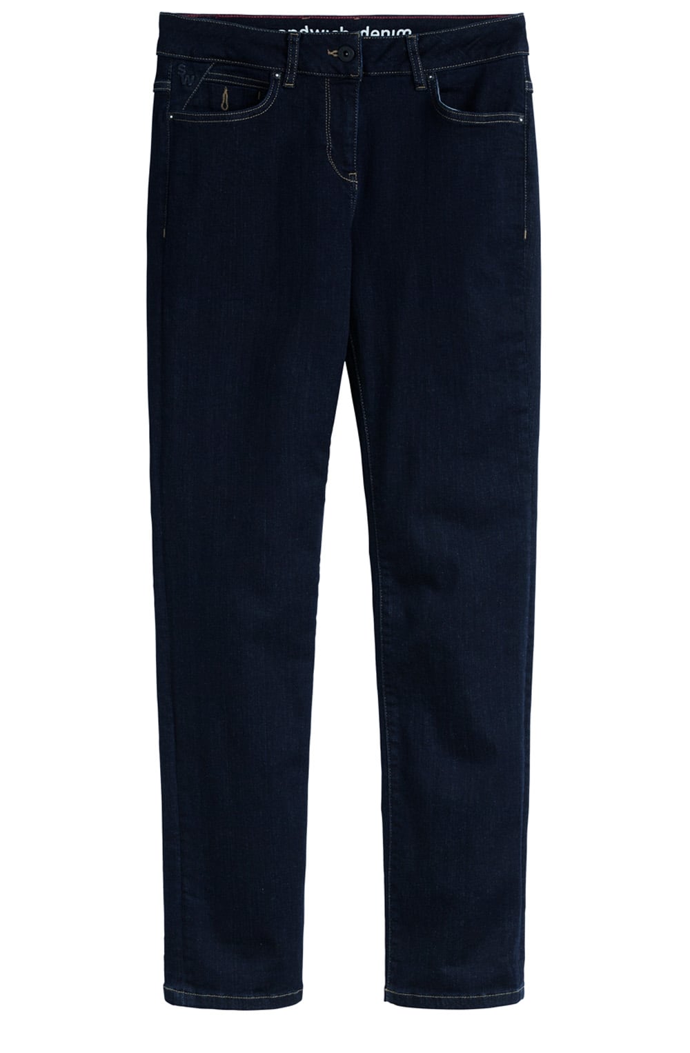 Dark Denim Straight Leg Jeans
