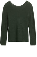 Dark Olive Chunky Knit Sweater