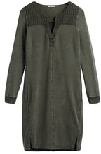 Dark Olive Jersey Dress