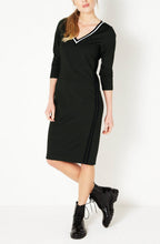 Dark Olive Jersey Fitted Dress