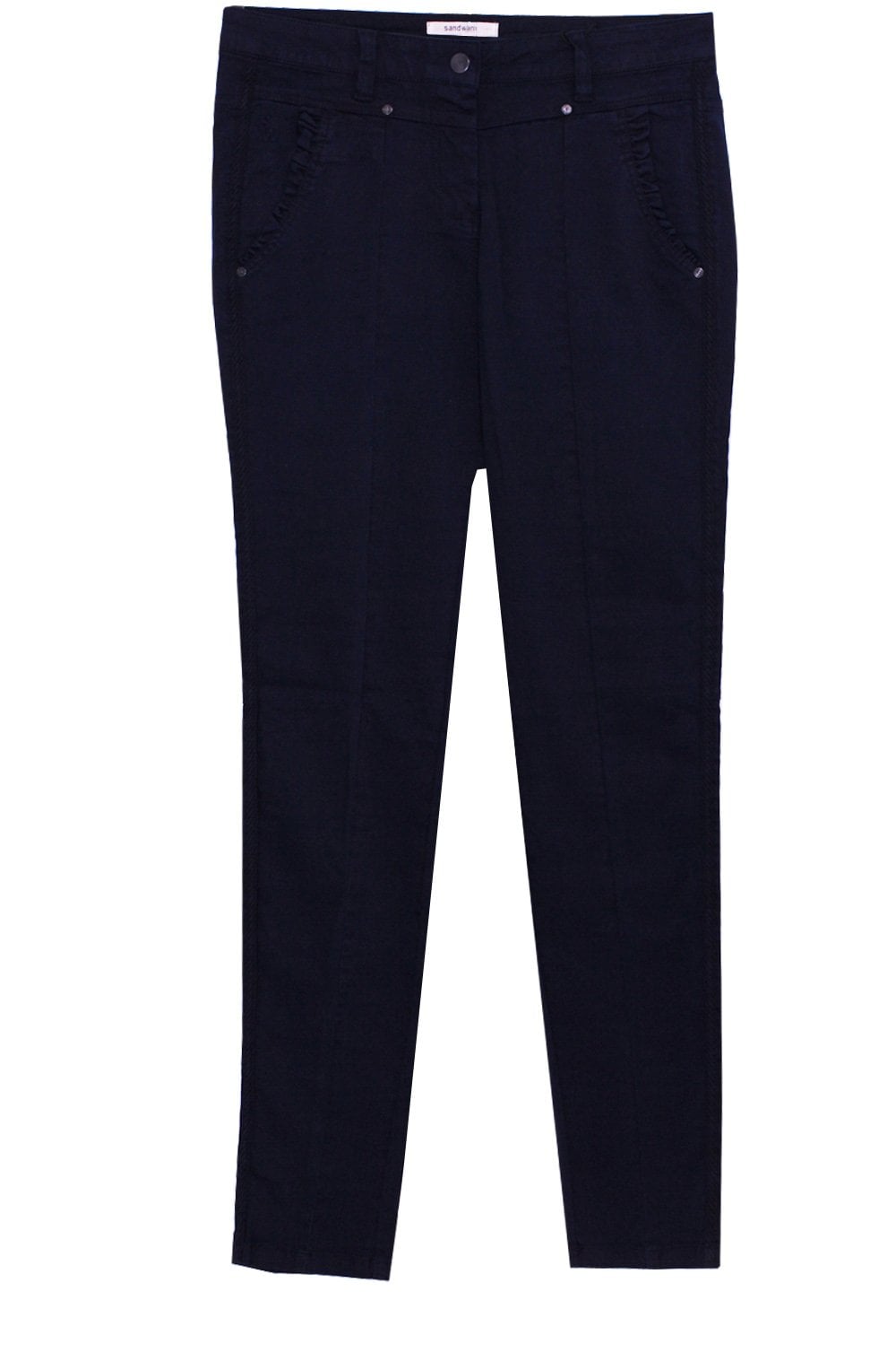 Dark Sapphire Slim Trousers