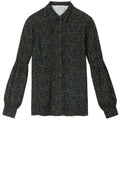 Dark Sapphire & Yellow Print Shirt