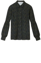 Dark Sapphire & Yellow Print Shirt