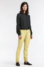 Dark Sapphire & Yellow Print Shirt