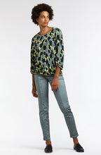Deep Jade Animal Print Blouse