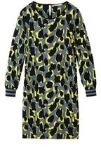 Deep Jade Animal Print Dress