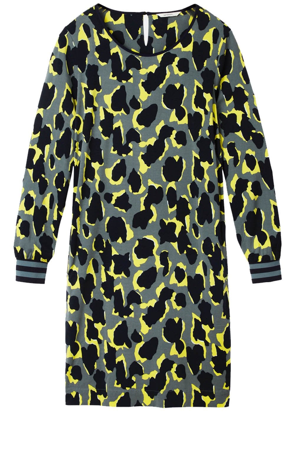 Deep Jade Animal Print Dress