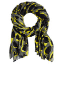 Deep Jade Animal Print Scarf