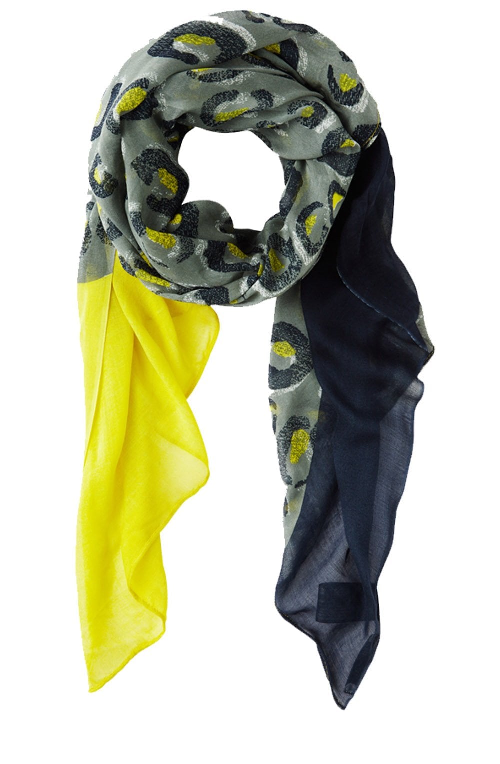 Deep Jade Animal Print Scarf