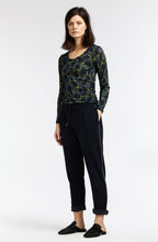 Deep Jade Crushed Patterned Top