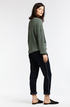 Deep Jade Ribbed Knit Sweater