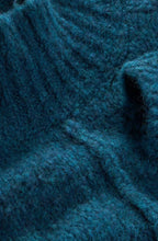 Deep Lagoon Oversized Turtleneck Jumper